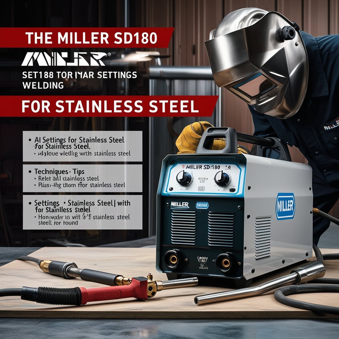 Miller SD180 settings for stainless steel