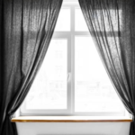 Black Sheer Curtains