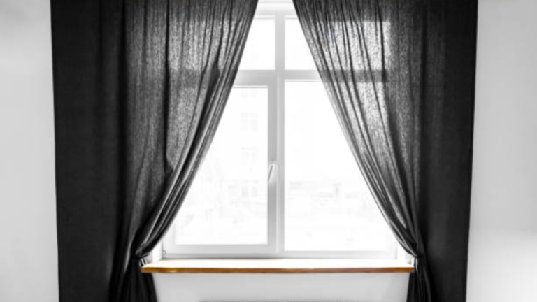 Black Sheer Curtains