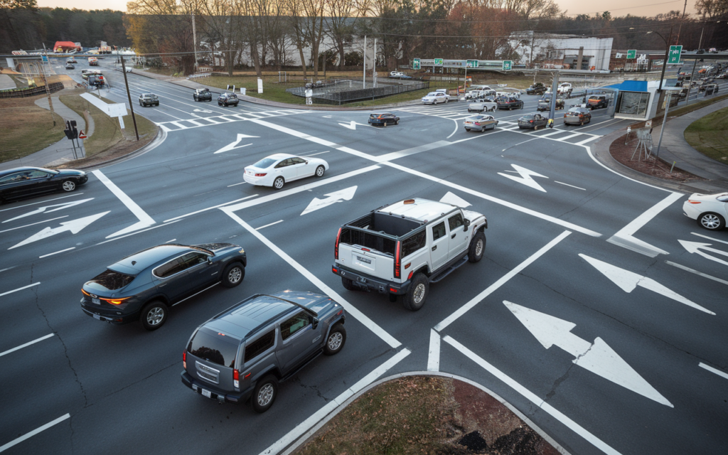 Virginia News continuous flow intersection