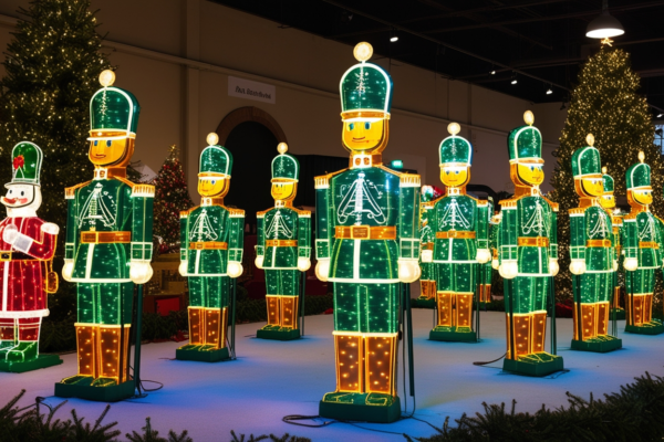 Atlanta Gift Showroom 3D Lighted Christmas Soldiers